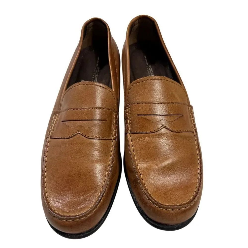 Rockport Men’s Classic Penny Loafer Sz. 11.5 Brown Preppy Office
